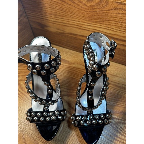 Report Signature Womens Masonic 2 Studded High Heel Black Size 9 - Picture 3 of 6